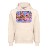 Sandshell easter butterfly leopard background Urban Hoodie - Artiststas
