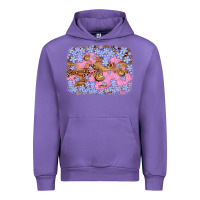 Tulip easter butterfly leopard background Urban Hoodie - Artiststas
