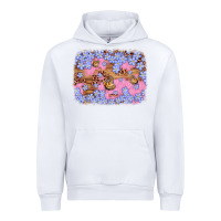 White easter butterfly leopard background Urban Hoodie - Artiststas