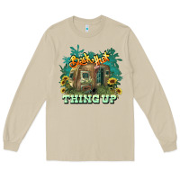 Mushroom Back that thing up Long Sleeve Tee - HowdyJamesFarm