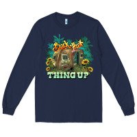 Navy Back that thing up Long Sleeve Tee - HowdyJamesFarm