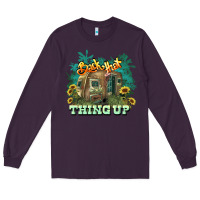 Plum Back that thing up Long Sleeve Tee - HowdyJamesFarm