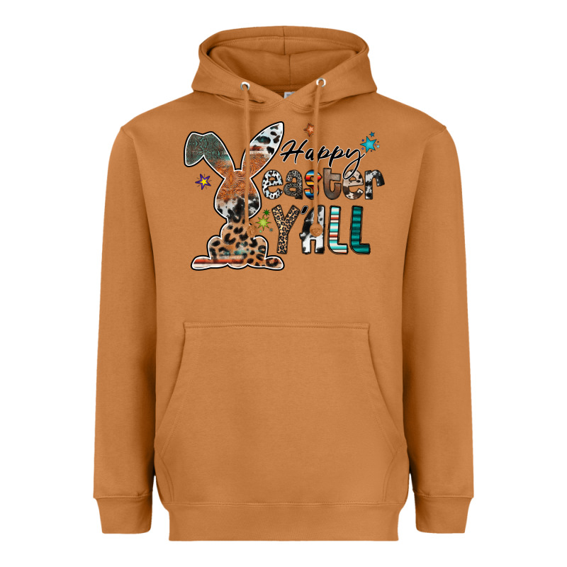 Happy Easter Y'all Heavyweight Hoodie by CowhideDigitalArt | Teevron