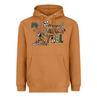 Meerkat Happy Easter Y'all Heavyweight Hoodie - CowhideDigitalArt