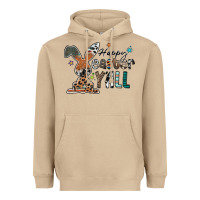 Mushroom Happy Easter Y'all Heavyweight Hoodie - CowhideDigitalArt