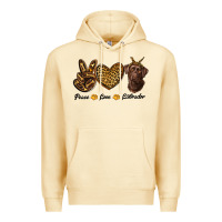 Pina Colada peace love labrador Premium Hoodie - RanaPortraitStore