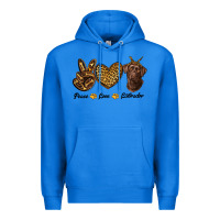 True Royal peace love labrador Premium Hoodie - RanaPortraitStore