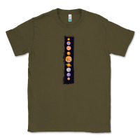 Army Green Planets Colour Classic Tee - Bettercallsaul