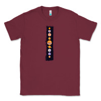 Burgundy Planets Colour Classic Tee - Bettercallsaul
