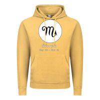 Vintage Mustard Scorpio Horoscope Vintage Hoodie - Bettercallsaul