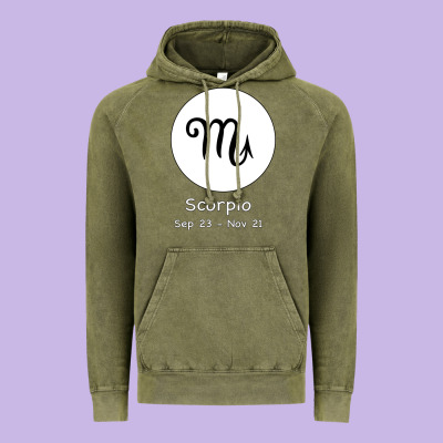 Scorpio Horoscope Vintage Hoodie Designed By Bettercallsaul
