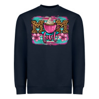 Navy mom fuel coffee cup Heavyweight Sweatshirt - OliviaCreatesArt