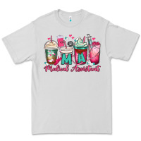 Dove Grey ma medical assistant coffee cups Premium Tee - MaliasSmallBusiness