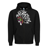 Black ultimate warrior Zipper Hoodie - tuanDangUi