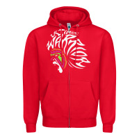 Red ultimate warrior Zipper Hoodie - tuanDangUi