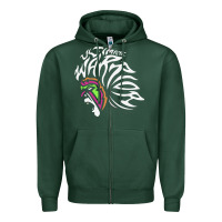 Sports Green ultimate warrior Zipper Hoodie - tuanDangUi