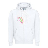 White ultimate warrior Zipper Hoodie - tuanDangUi