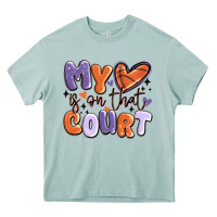 My Heart Is On That Court Heavy Core Tee | Teevron