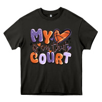 Asphalt my heart is on that court Heavy Core Tee - MaliasSmallBusiness