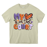 Mossy my heart is on that court Heavy Core Tee - MaliasSmallBusiness