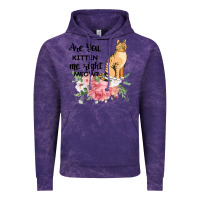 Cloud Purple Are you kitten me right meow Vintage Hoodie - Bettercallsaul