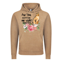 Vintage Coffee Are you kitten me right meow Vintage Hoodie - Bettercallsaul