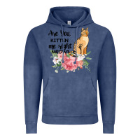 Vintage Denim Are you kitten me right meow Vintage Hoodie - Bettercallsaul