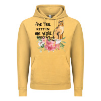 Vintage Mustard Are you kitten me right meow Vintage Hoodie - Bettercallsaul