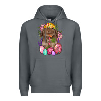 Rock Rabbit And Carrot Easter Premium Hoodie - BundleAndBundleShop