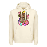 Sandshell Rabbit And Carrot Easter Premium Hoodie - BundleAndBundleShop