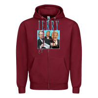 Burgundy jerry springer Zipper Hoodie - tuanDangUi