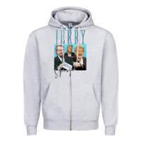 Heather Grey jerry springer Zipper Hoodie - tuanDangUi