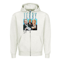 Oatmeal Heather jerry springer Zipper Hoodie - tuanDangUi