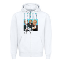 White jerry springer Zipper Hoodie - tuanDangUi