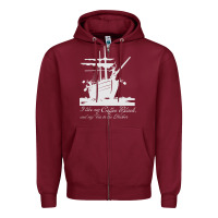 Burgundy boston tea party funny Zipper Hoodie - tuanDangUi