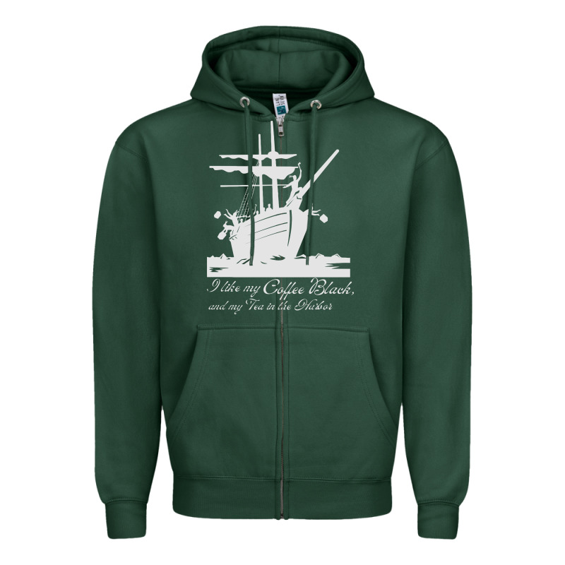 Boston Tea Party Funny Zipper Hoodie by tuanDangUi | Teevron