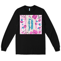 Black respiratory therapist Long Sleeve Tee - TumblerDesignByShophia
