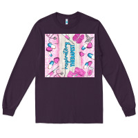 Plum respiratory therapist Long Sleeve Tee - TumblerDesignByShophia