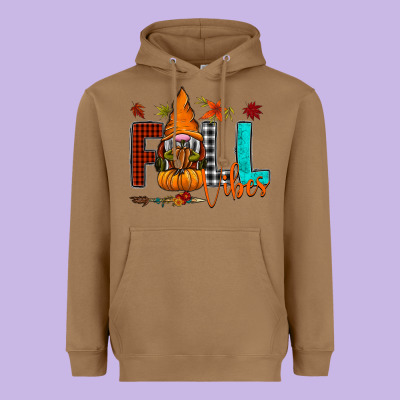 Fall Vibes Heavyweight Hoodie Designed By Cowhidedigitalart