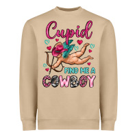 Mushroom cupid find me a cowboy Heavyweight Sweatshirt - OliviaCreatesArt