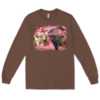 Chestnut Valentine's day barn and black angus with charolais Long Sleeve Tee - RanaPortraitStore