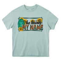 Arona he knows my name isaiah 43 1 Heavy Core Tee - NancyCooperArtShop