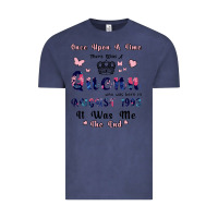Vintage Denim Once Upon A Time There Was A Queen Who Was Born I Vintage Tee - Bettercallsaul