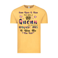 Vintage Mustard Once Upon A Time There Was A Queen Who Was Born I Vintage Tee - Bettercallsaul