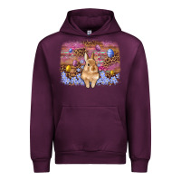Mauve Wine easter bunny egg leopard background Urban Hoodie - Artiststas
