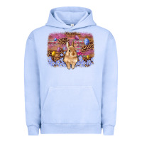 Pigment Grape Ice easter bunny egg leopard background Urban Hoodie - Artiststas