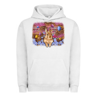 Pigment Lunar Rock easter bunny egg leopard background Urban Hoodie - Artiststas
