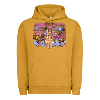 Pigment Peanut Butter easter bunny egg leopard background Urban Hoodie - Artiststas