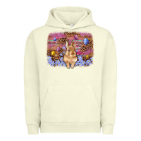 Pigment Pistachio easter bunny egg leopard background Urban Hoodie - Artiststas