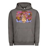 Pigment Tornado easter bunny egg leopard background Urban Hoodie - Artiststas